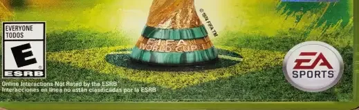 2014 FIFA World Cup Brazil, the ESRB box on its front