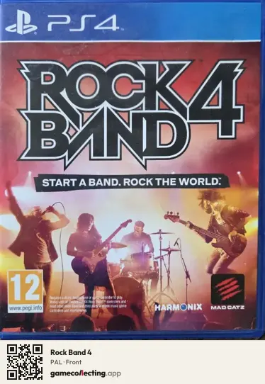 Rock Band 4 PlayStation 4, PAL box front