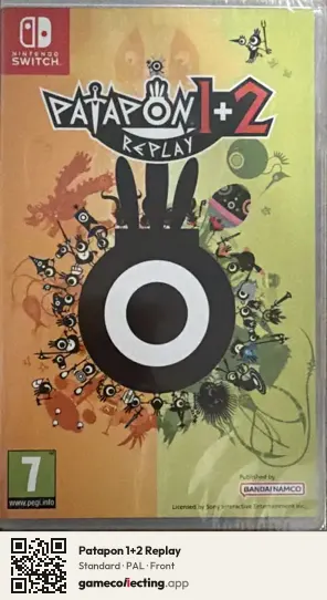 Patapon 1+2 Replay Nintendo Switch, PAL box front