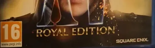 Final Fantasy XV, the PEGI square on its front