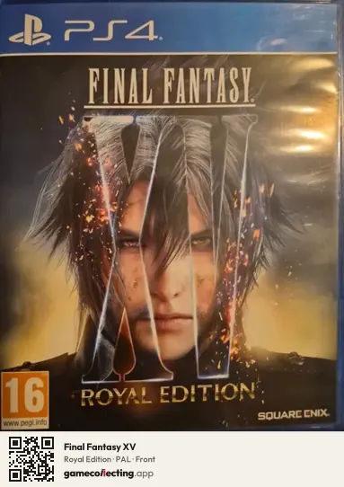 Final Fantasy XV PlayStation 4, PAL box front