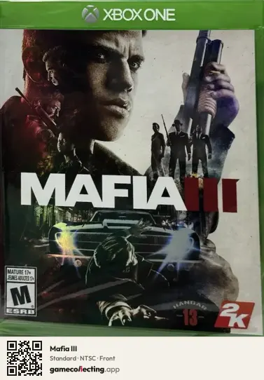 Mafia III Xbox One, NTSC box front