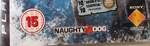 Uncharted 2: Among Thieves, the BBFC circle on its front