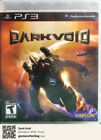 Dark Void PlayStation 3, NTSC box front