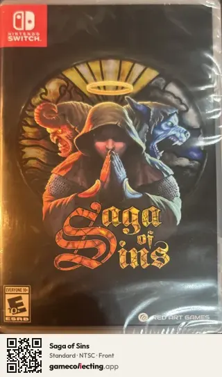 Saga of Sins Nintendo Switch, NTSC box front