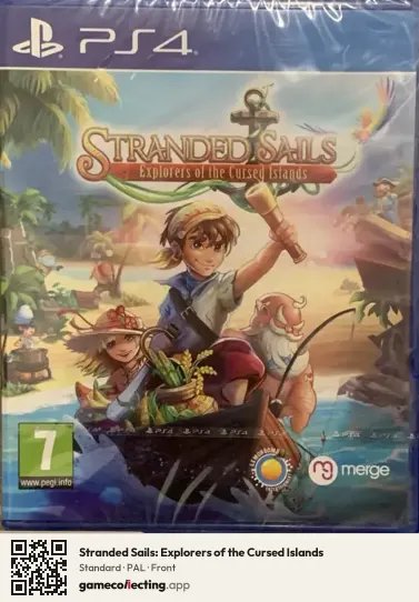 Stranded Sails: Explorers of the Cursed Islands PlayStation 4, PAL box front