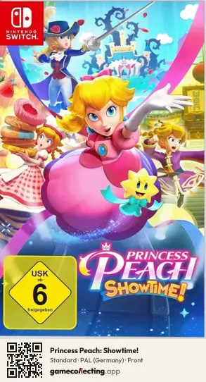 Princess Peach: Showtime! Nintendo Switch, Germany box front