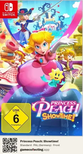 Princess Peach: Showtime! Nintendo Switch, Germany box front