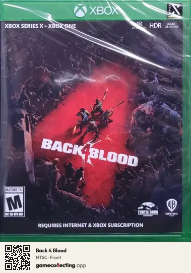 Back 4 Blood Xbox Series X, NTSC box front
