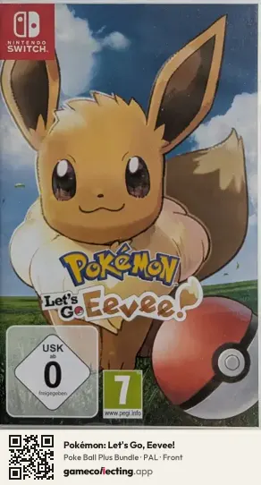 Pokémon: Let's Go, Eevee! Nintendo Switch, PAL box front