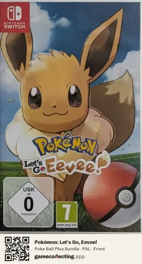 Pokémon: Let's Go, Eevee! Nintendo Switch, PAL box front