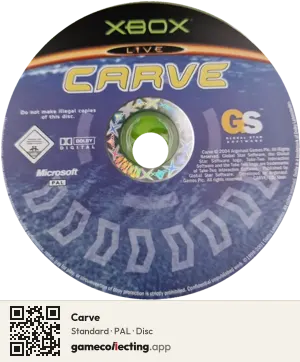 Carve Xbox, PAL disc