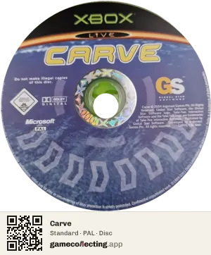 Carve Xbox, PAL disc