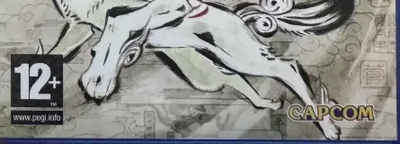 Ōkami, the PEGI square on its front