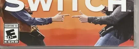 1-2-Switch, the ESRB box on its front
