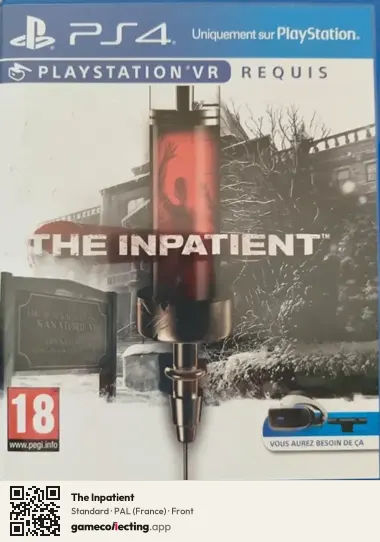 The Inpatient PlayStation 4, France box front