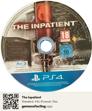 The Inpatient PlayStation 4, PAL disc