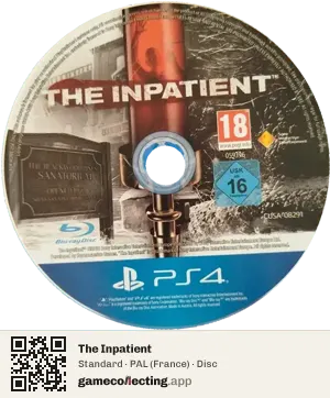 The Inpatient PlayStation 4, PAL disc