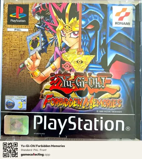 Yu-Gi-Oh! Forbidden Memories PlayStation, PAL box front