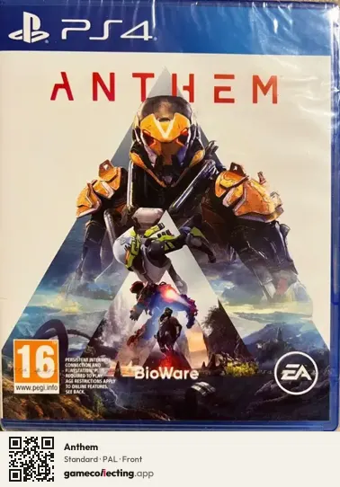 Anthem PlayStation 4, PAL box front