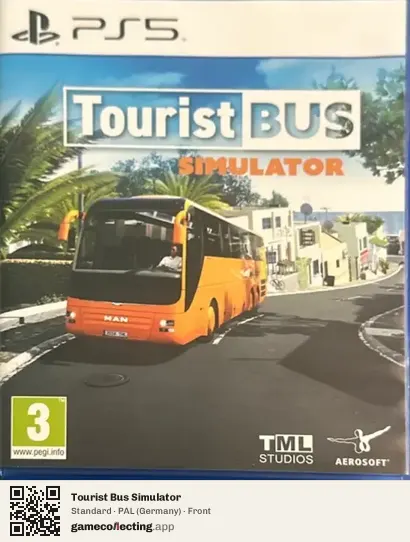 Tourist Bus Simulator PlayStation 5, Germany box front