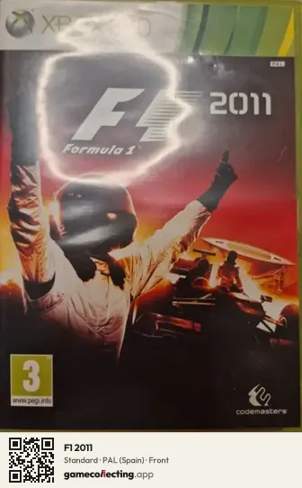 F1 2011 Xbox 360, Spain box front