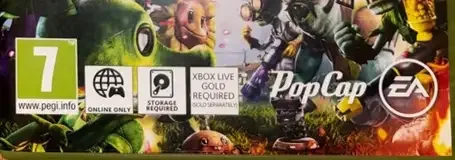 Plants vs. Zombies, the PEGI square on its front