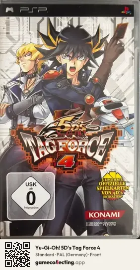 Yu-Gi-Oh! 5D's Tag Force 4 PlayStation Portable, Germany box front