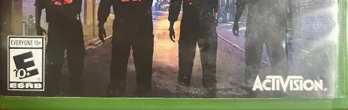 Ghostbusters, the ESRB box on its front