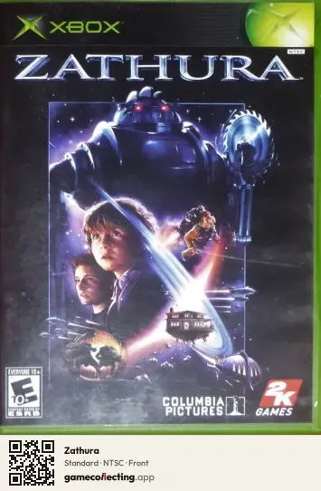 Zathura Xbox, NTSC box front
