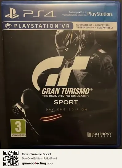 Gran Turismo Sport PlayStation 4, PAL box front
