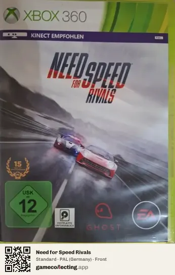 Need for Speed Rivals Xbox 360, Germany box front