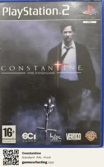 Constantine PlayStation 2, PAL box front