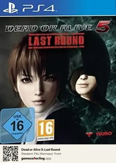 Dead or Alive 5: Last Round PlayStation 4, Germany box front