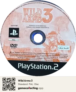 Wild Arms 3 PlayStation 2, PAL disc