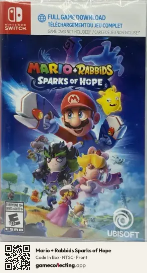 Mario + Rabbids Sparks of Hope Nintendo Switch, NTSC box front