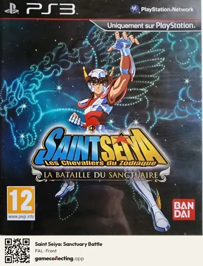 Saint Seiya: Sanctuary Battle PlayStation 3, PAL box front
