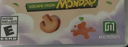 Garfield: Escape from Monday, the ESRB box on its front