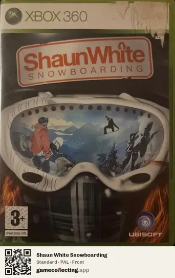 Shaun White Snowboarding Xbox 360, PAL box front