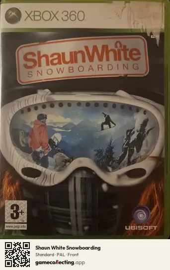 Shaun White Snowboarding Xbox 360, PAL box front