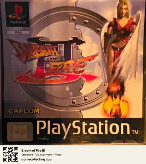 Breath of Fire III PlayStation, Germany box front
