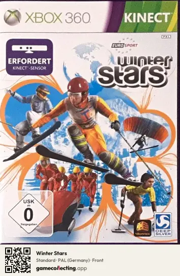 Winter Stars Xbox 360, Germany box front