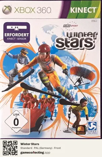Winter Stars Xbox 360, Germany box front