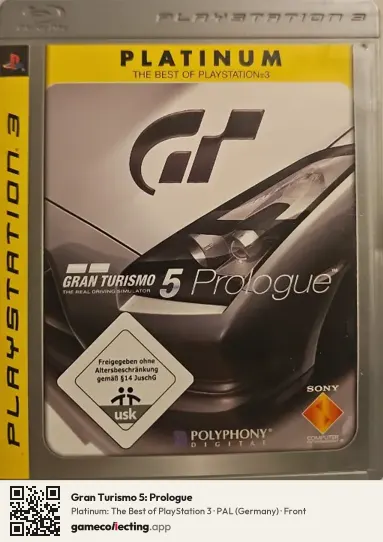 Gran Turismo 5: Prologue PlayStation 3, Germany box front
