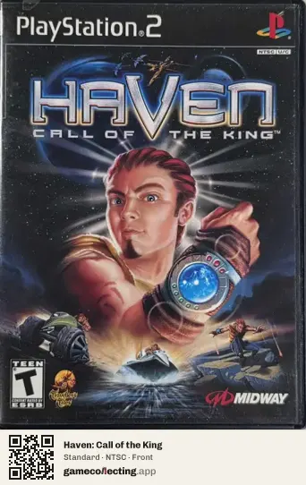 Haven: Call of the King PlayStation 2, NTSC box front