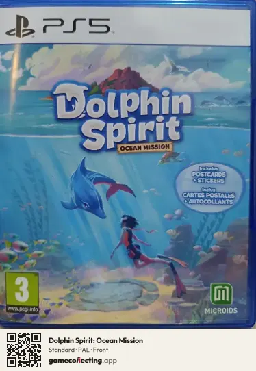 Dolphin Spirit: Ocean Mission PlayStation 5, PAL box front