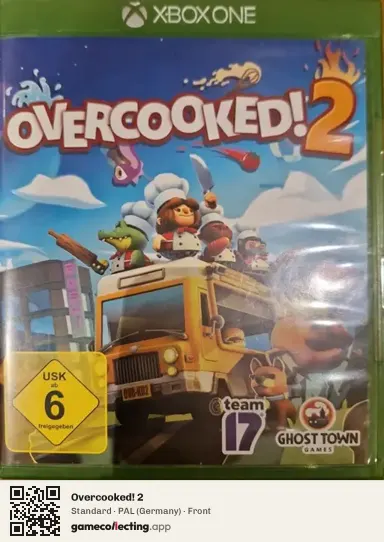 Overcooked! 2 Xbox One, Germany box front