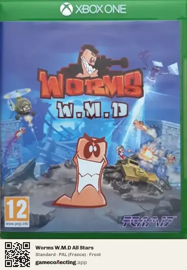 Worms W.M.D All Stars Xbox One, France box front