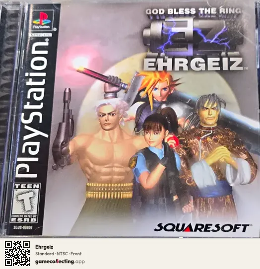 Ehrgeiz PlayStation, NTSC box front