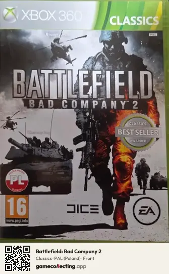 Battlefield: Bad Company 2 Xbox 360, Poland box front